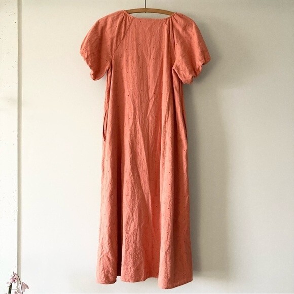 Madewell Eyelet Button-Front Midi Dress XXS‎ - Picture 5 of 7